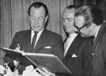 Direktör Per Hemberg, Verkställande Direktör Knut Laurin, Direktör Lennart Hanserud.